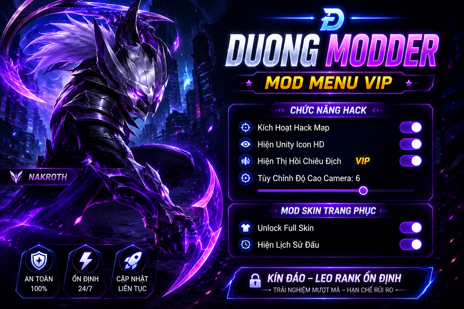 MENU VIP
